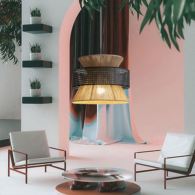 Zynella Hemp Rope  Wabi Sabi  Chandelier
