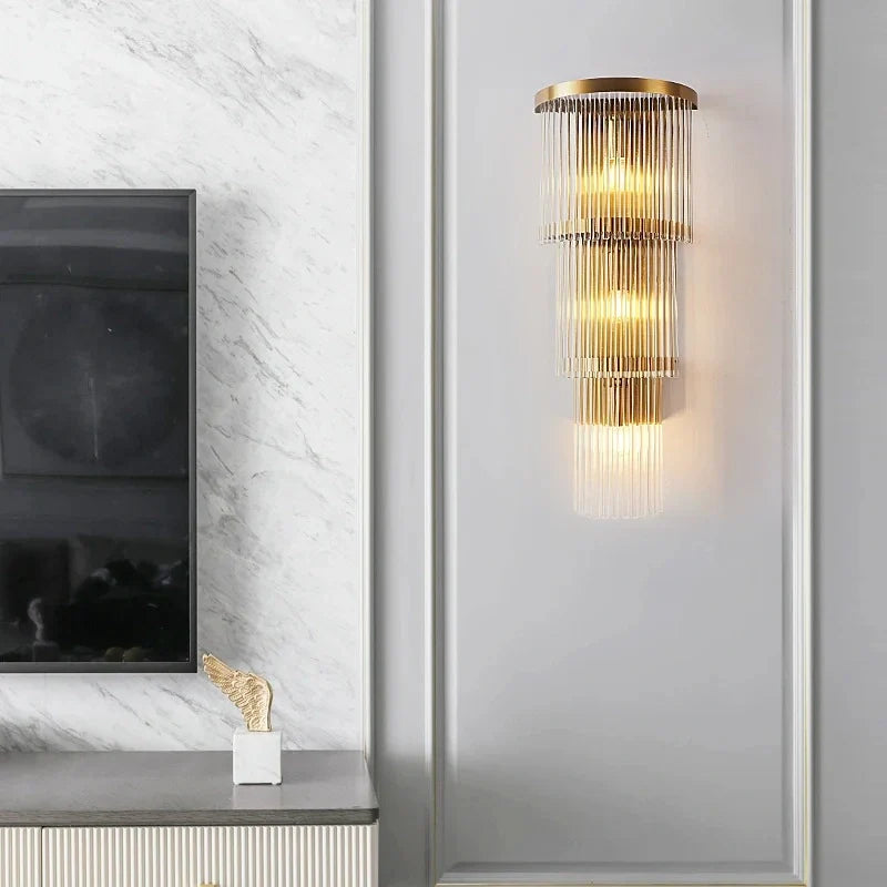 Saphira Cascade Glow Wall Lamp