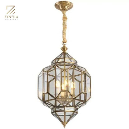 Polygon Glass Pendant Light