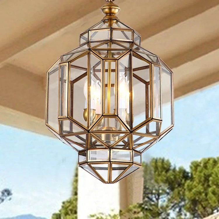 Polygon Glass Pendant Light