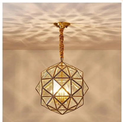 Polygon Glass Pendant Light