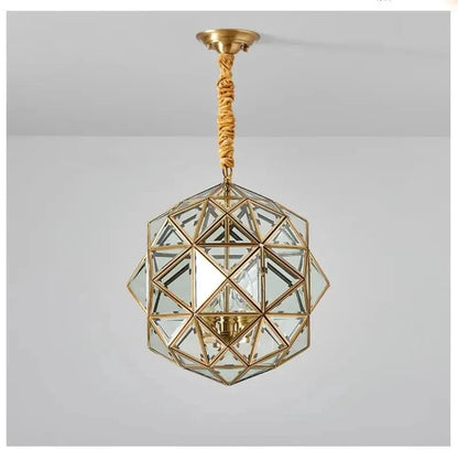 Polygon Glass Pendant Light
