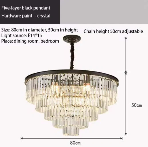 Quantum Ring Modern Opulent Chandelier ||  Zynella Interior