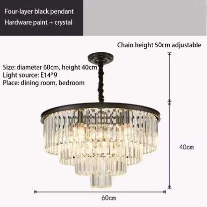 Quantum Ring Modern Opulent Chandelier ||  Zynella Interior