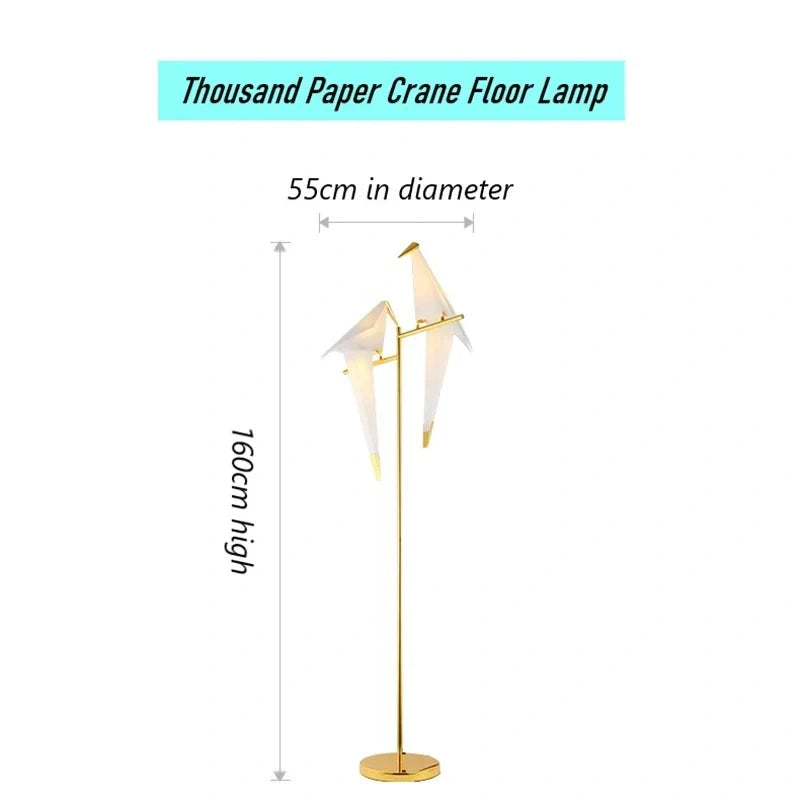 Nordic Acrylic Bird Floor Lamp