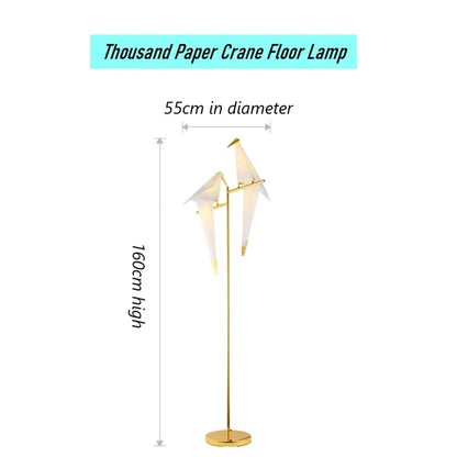 Nordic Acrylic Bird Floor Lamp