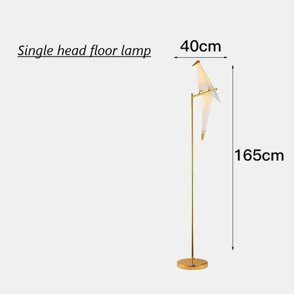Nordic Acrylic Bird Floor Lamp