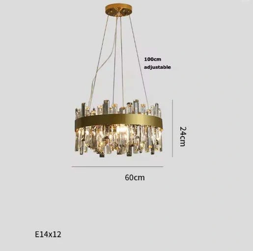 Princess Kate Crystal Flush Mount Chandelier | Zynella Interior