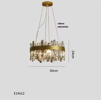 Princess Kate Crystal Flush Mount Chandelier | Zynella Interior