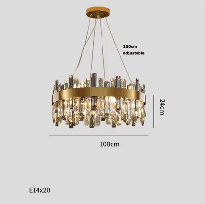 Princess Kate Crystal Flush Mount Chandelier | Zynella Interior