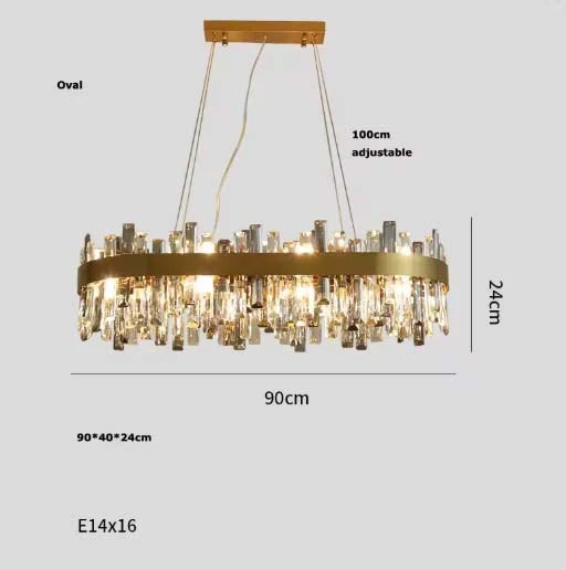 Princess Kate Crystal Flush Mount Chandelier | Zynella Interior