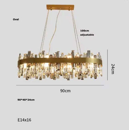 Princess Kate Crystal Flush Mount Chandelier | Zynella Interior