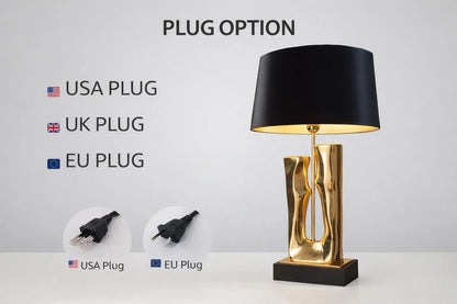 Golden Trunk Luxury Table Lamp