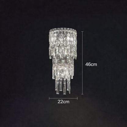 Crystal Rainfall Wall Lamp