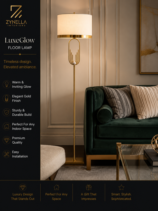 Golden Art Decor Floor Lamp