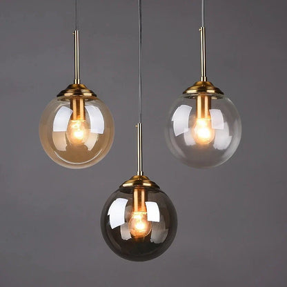Zynella Gradient Glass Ball Pendant