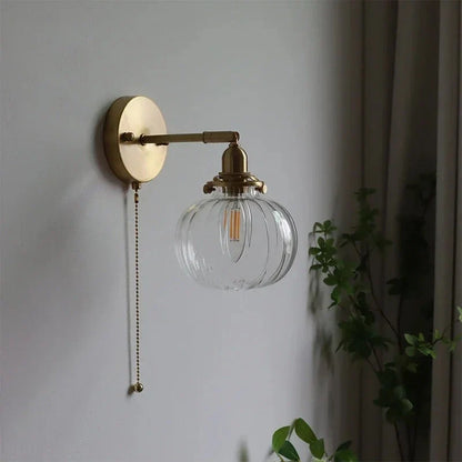 Orla Antique Glass Wall Lamp