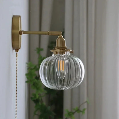 Orla Antique Glass Wall Lamp