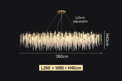 Zynella Tree Branch Crystal Chandelier