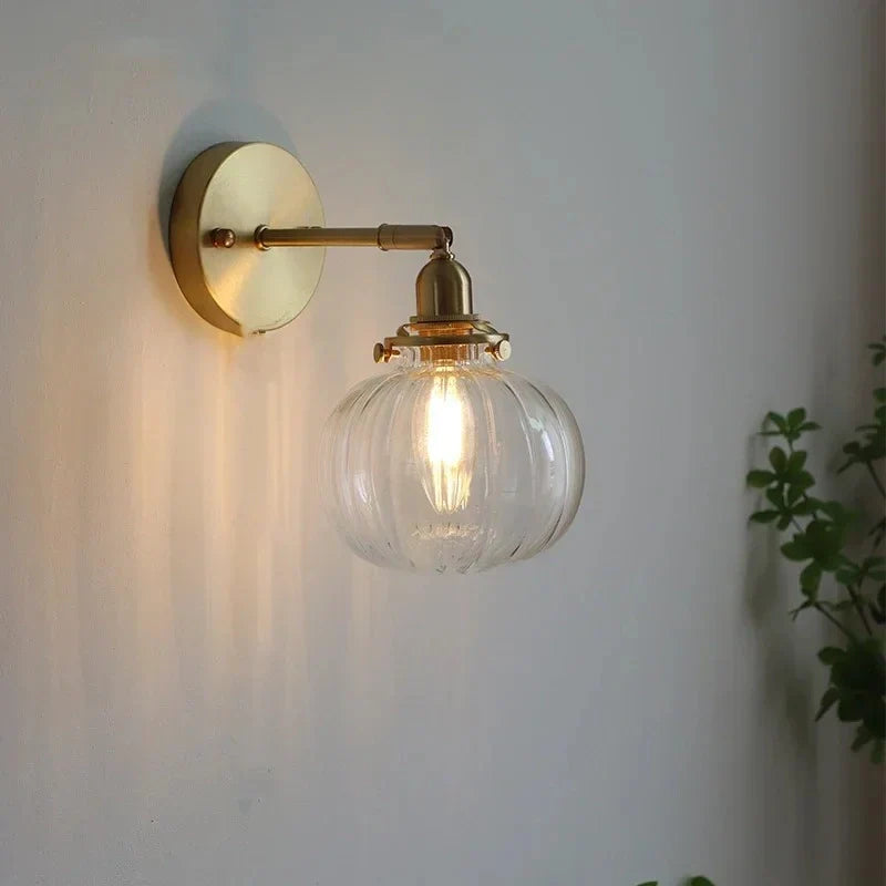 Orla Antique Glass Wall Lamp