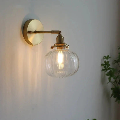 Orla Antique Glass Wall Lamp