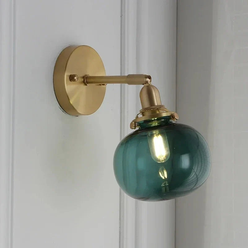 Orla Antique Glass Wall Lamp