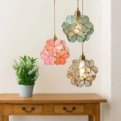 Zynella Flower Glass Pendant