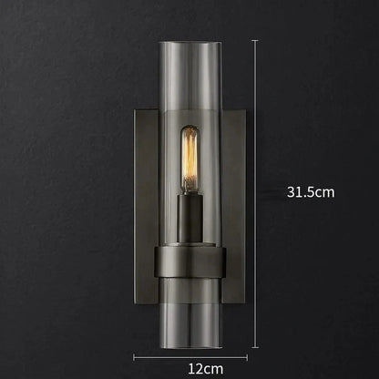 Obsidian Flame Wall Sconce