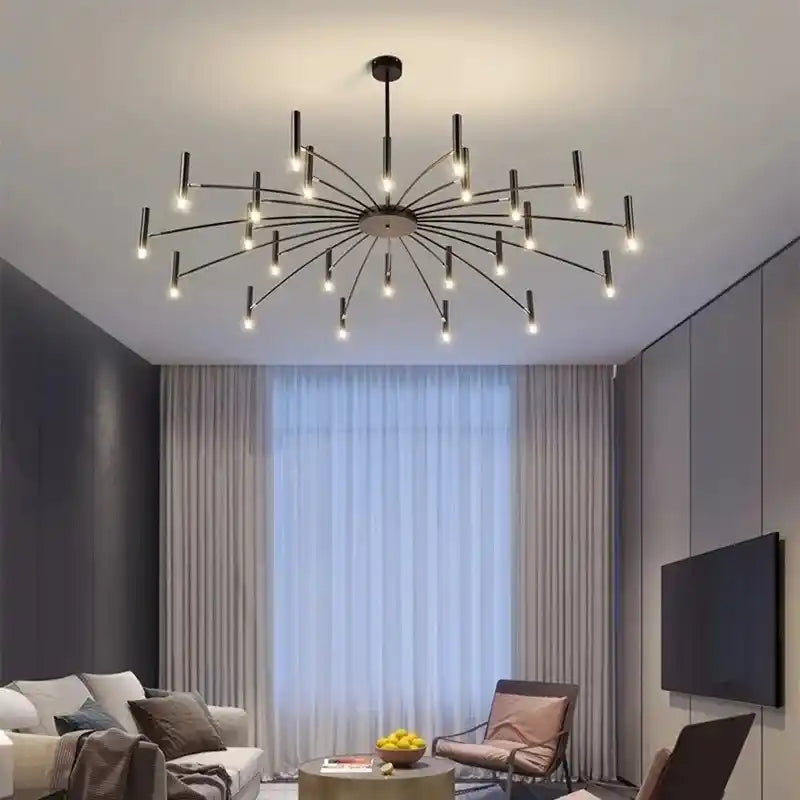 Zynella "Astra" Nordic Luxury Pendant: Adjustable Designer Chandelier