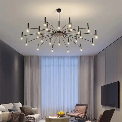 Zynella "Astra" Nordic Luxury Pendant: Adjustable Designer Chandelier