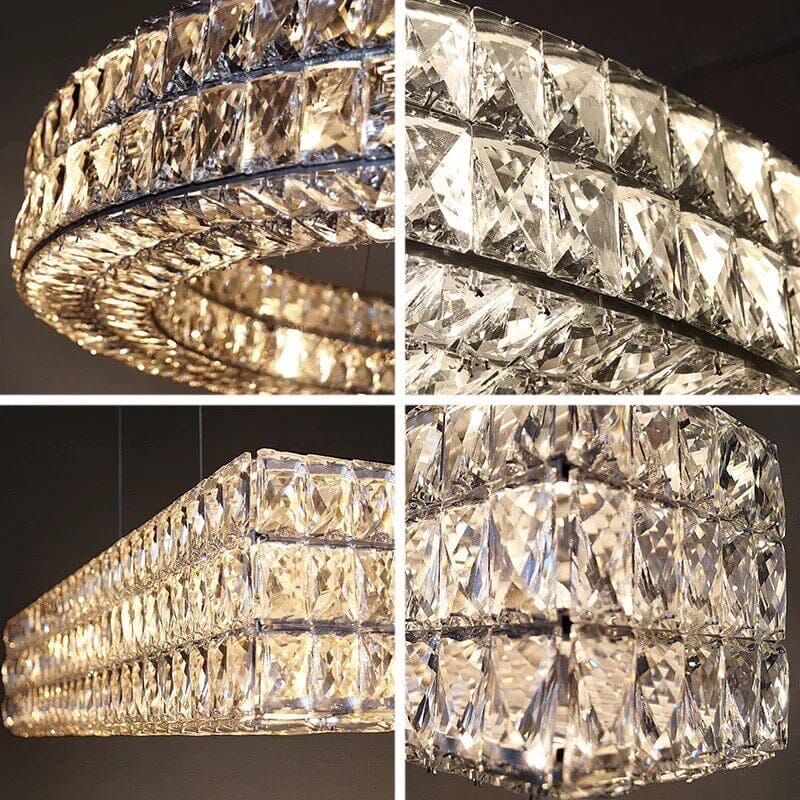 Emmeline Chandelier Modern  Luxury Marble Base Table Lamp - Zynella