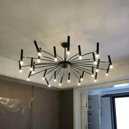 Zynella "Astra" Nordic Luxury Pendant: Adjustable Designer Chandelier