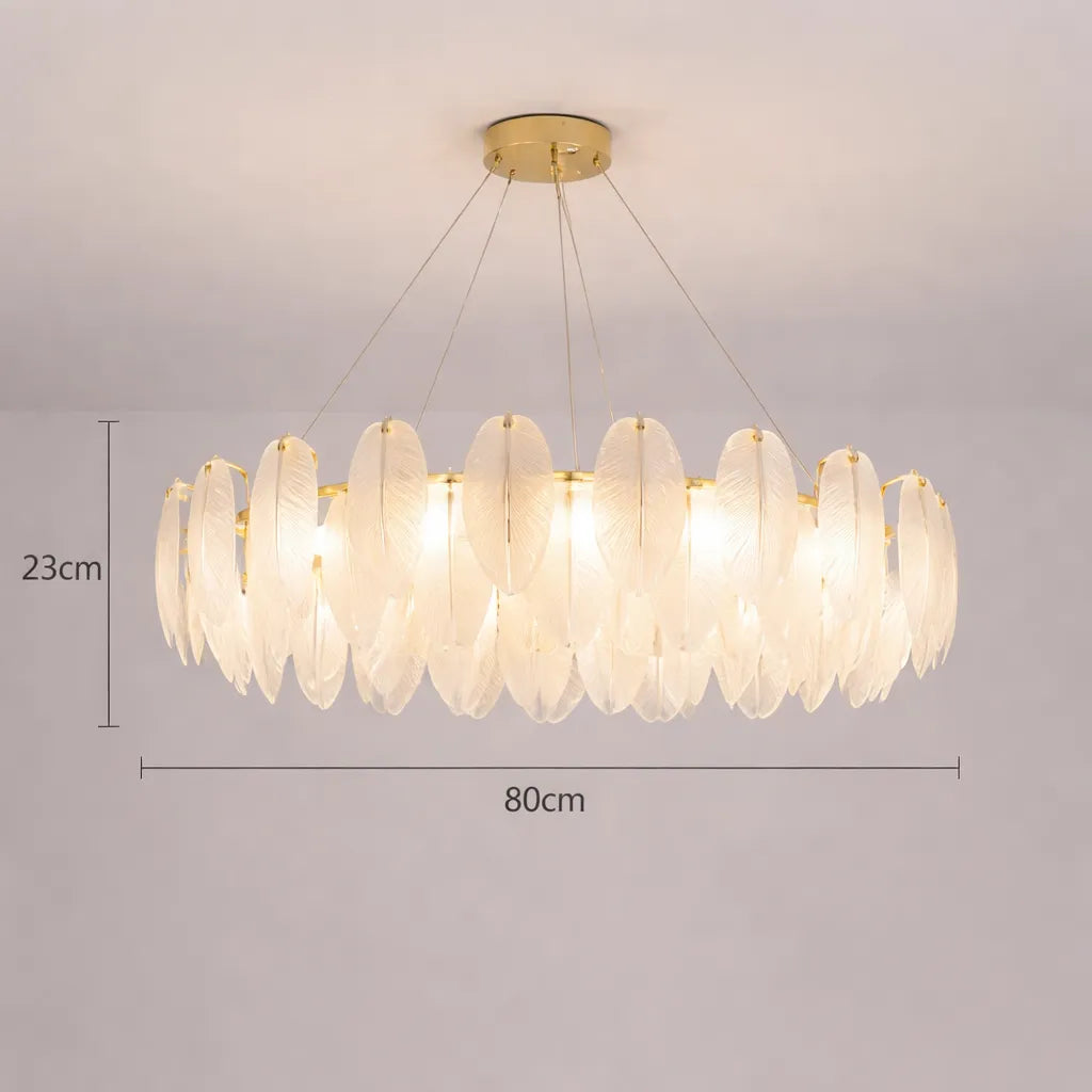 Feather Antique Chandelier