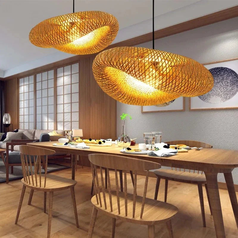 Zynella Bamboo Weaving Lamp