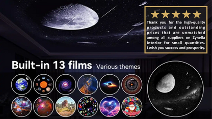 Zynella Cosmos: 13-in-1 Ultra-HD Real Planetarium Projector