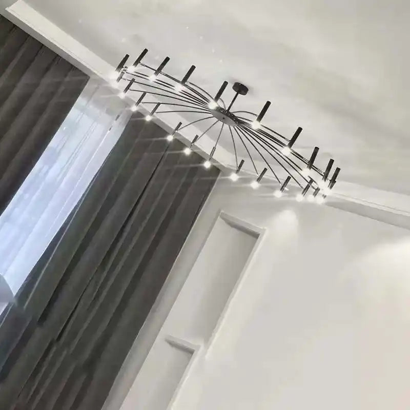 Zynella "Astra" Nordic Luxury Pendant: Adjustable Designer Chandelier