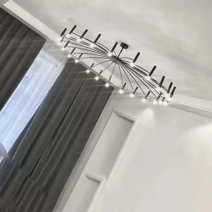 Zynella "Astra" Nordic Luxury Pendant: Adjustable Designer Chandelier