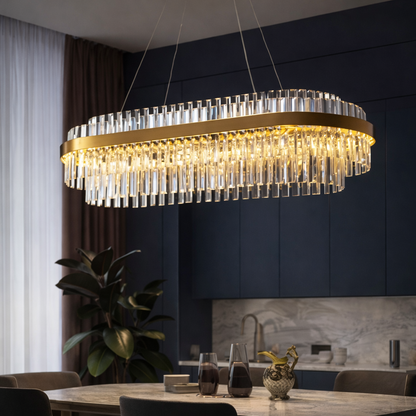 Orion Modern Crystal Chandelier | Zynella Interior