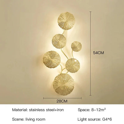Zynella Leaf Modern Wall Lamp