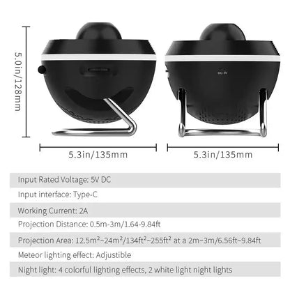 Zynella Cosmos: 13-in-1 Ultra-HD Real Planetarium Projector