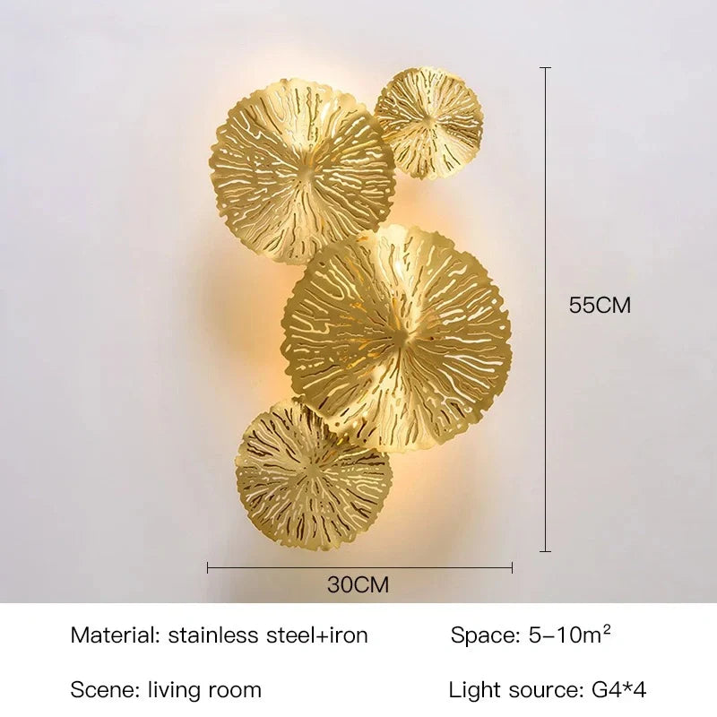 Zynella Leaf Modern Wall Lamp