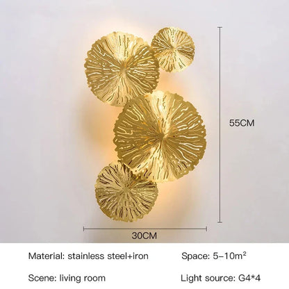 Zynella Leaf Modern Wall Lamp