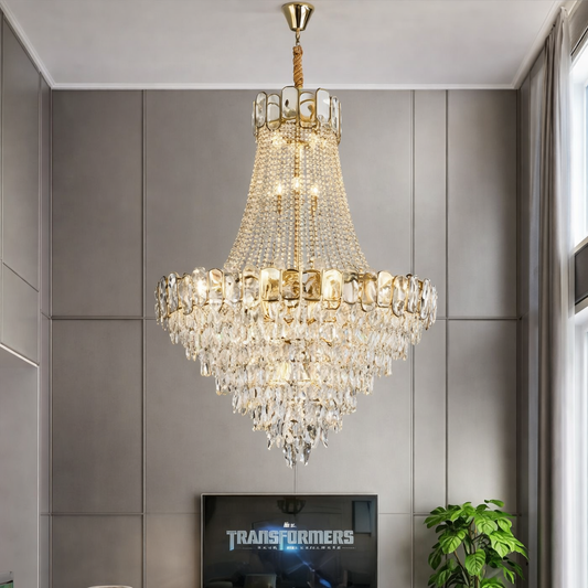 Mirova Modern Crystal Chandelier