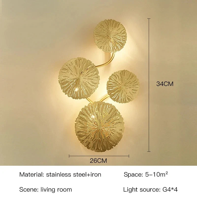Zynella Leaf Modern Wall Lamp