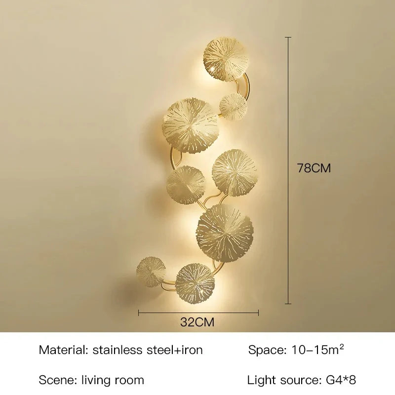 Zynella Leaf Modern Wall Lamp
