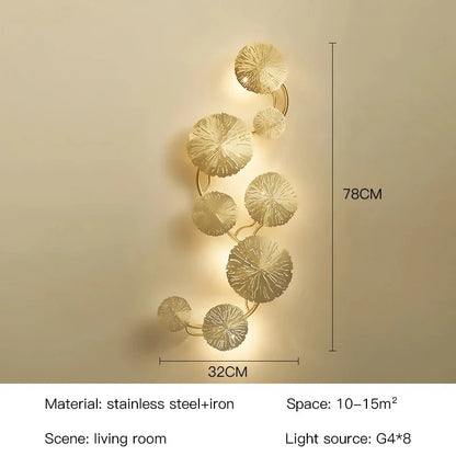 Zynella Leaf Modern Wall Lamp