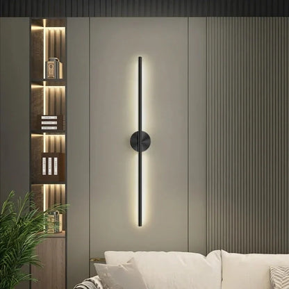 Zynella Black Tube Wall Lamp