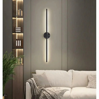Zynella Black Tube Wall Lamp