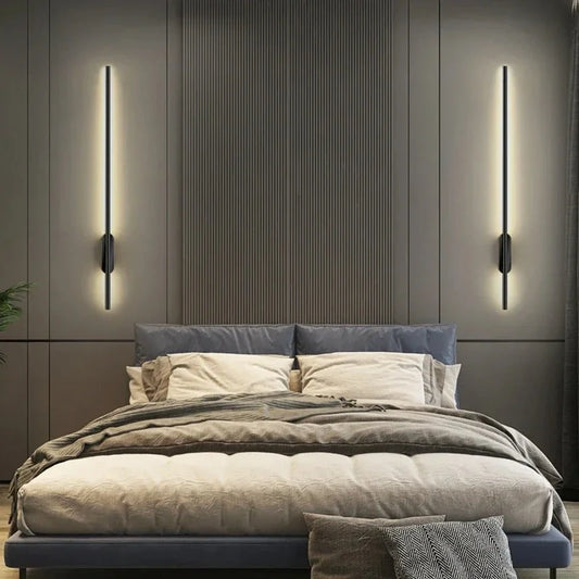 Zynella Black Tube Wall Lamp