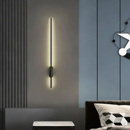 Zynella Black Tube Wall Lamp